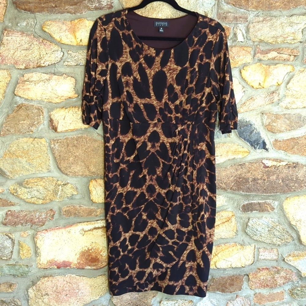 EnFocus studio animal print dress